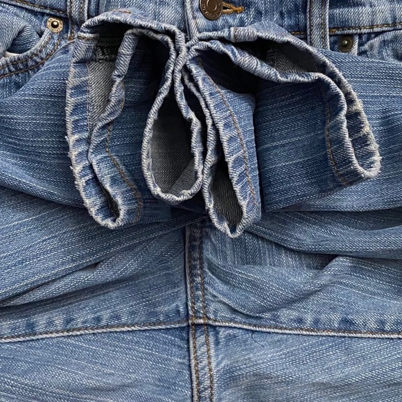 Banana Republic Factory Mid Rise Boot Cut Jeans Medium Blue Wash Denim 28 6 - Picture 14 of 16